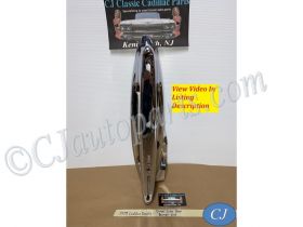 OEM 1974 1975 1976 Cadillac Deville Calais Fleetwood LEFT DRIVER SIDE BACK REAR CHROME BUMPER END #3515870